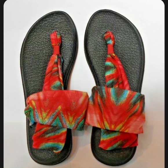 Sanuk Yoga Slip 2 Women’s Sandals Watermelon, ever comfy, ever stylish size 9 - Picture 1 of 4